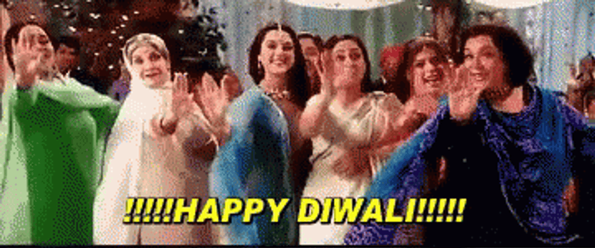 Women Happy Diwali GIF