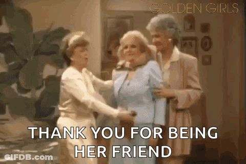 Women Holding Hands GIF