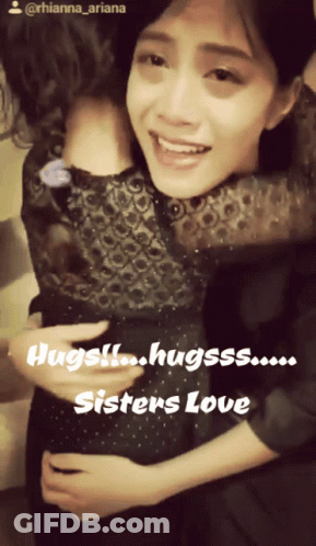 Women Hugging Sisters Love GIF