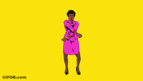 Women In Different Colors Standing GIF