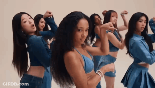 Women Line Dancing GIF