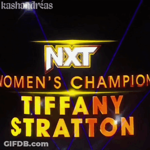 Women's Champion Tiffany Stratton GIF