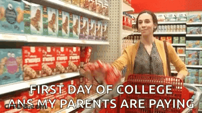 Women's Day Ad Saying The Difference Between Try And Triumph Is A Little Bump GIF