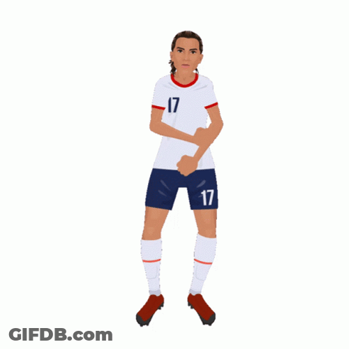 Women's Football Time Animation GIF