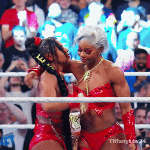 Women's Tag Team Bianca Belair Jade Cargill GIF