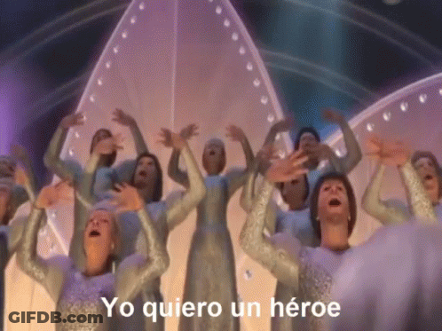 Women Singing In Choir Yo Quiero Un Heroe GIF