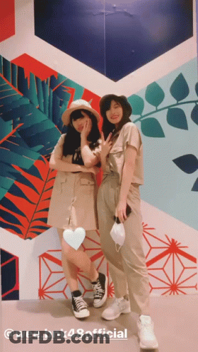 Women Standing In Front Of Wee.bnk48 Official GIF