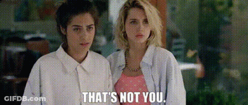 Women Standing Next To Each Other GIF