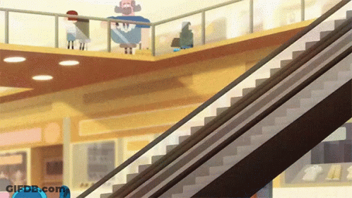 Women Talking In Supermarket GIF