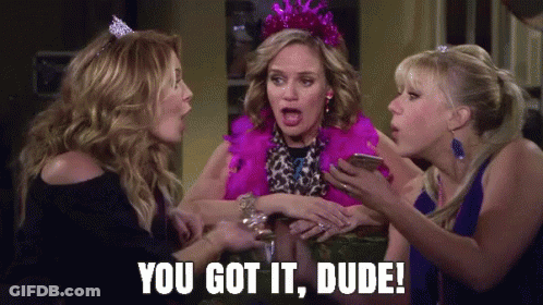 Women Talking One Holding Cell Phone GIF
