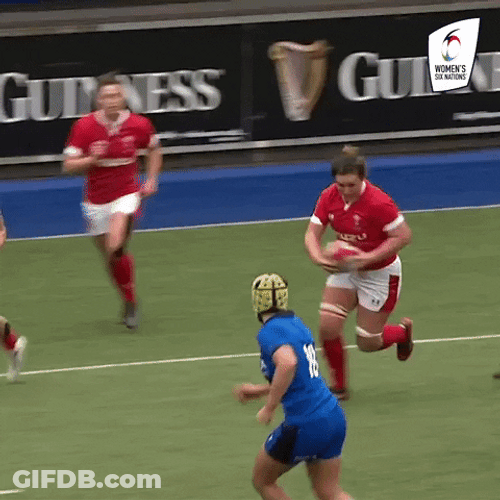Womens Rugby Italian Rug GIF