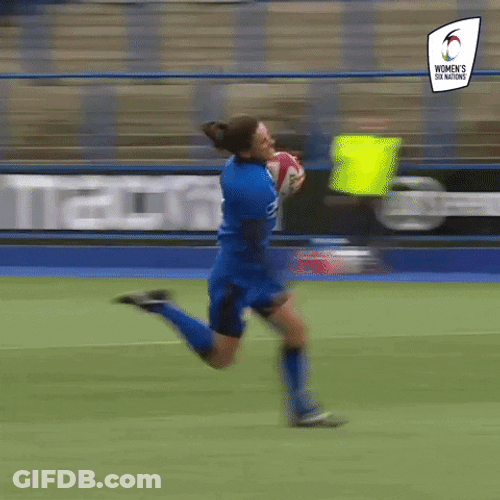 Womens Rugby Tackle GIF