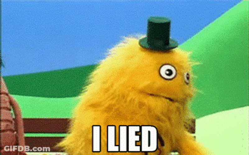 Wonder Showzen Yellow Pupper I Lied GIF
