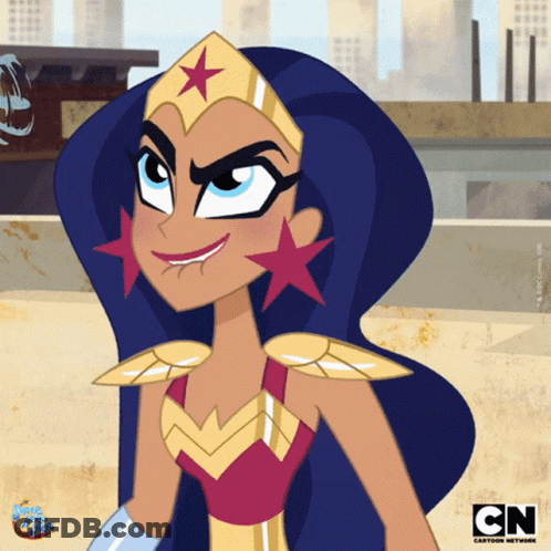 Wonder Woman Cartoon Network GIF