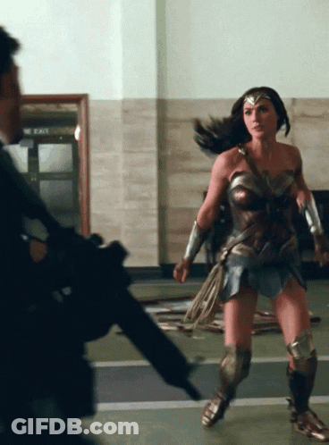 Wonder Woman Costume Saying You Mean This Woman GIF