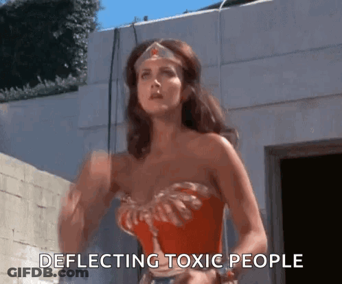 Wonder Woman Flying On Cloud Saying Love It GIF