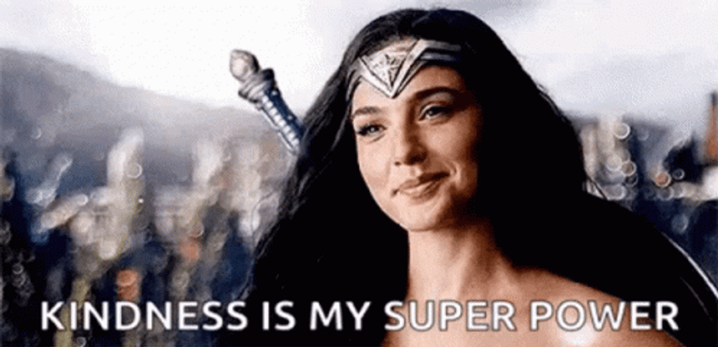 Wonder Woman Kindness Is My Super Power GIF