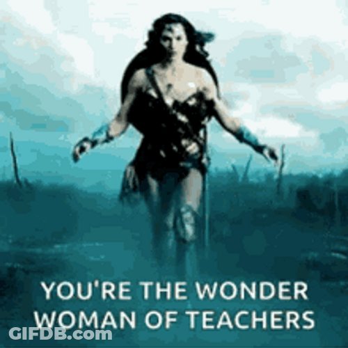 Wonder Woman Of Teachers GIF