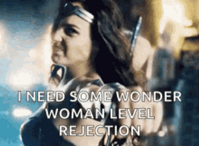 Wonder Woman Rejection Meme GIF