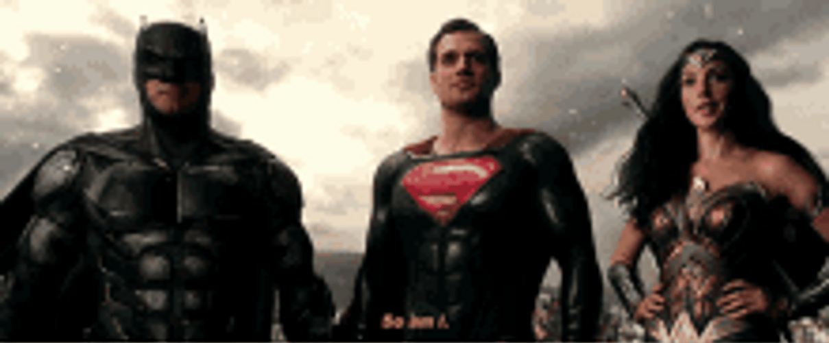 Wonder Woman, Superman & Batman GIF