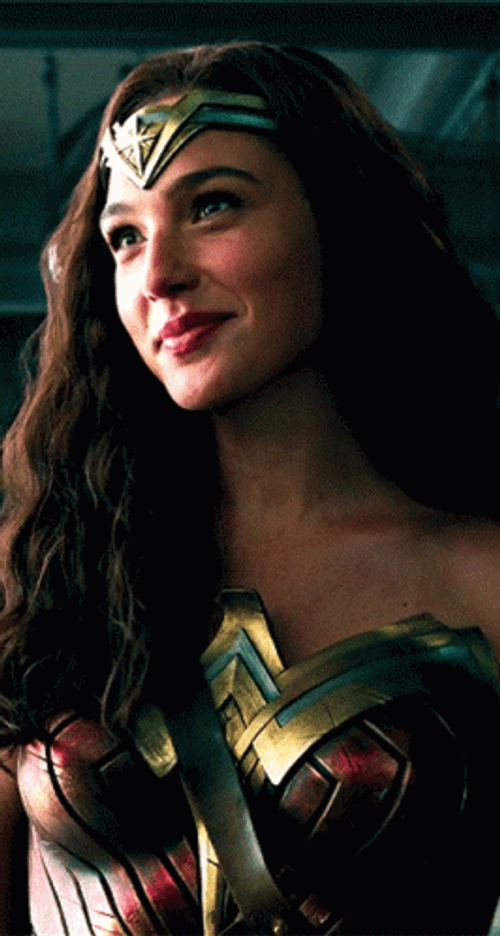 Wonder Woman Sweet Smile GIF