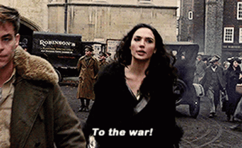 Wonder Woman To The War GIF