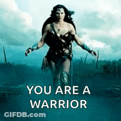 Wonder Woman Walking Field You Are A Warrior GIF
