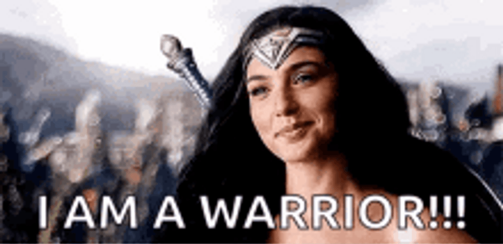Wonder Woman Warrior Smile GIF