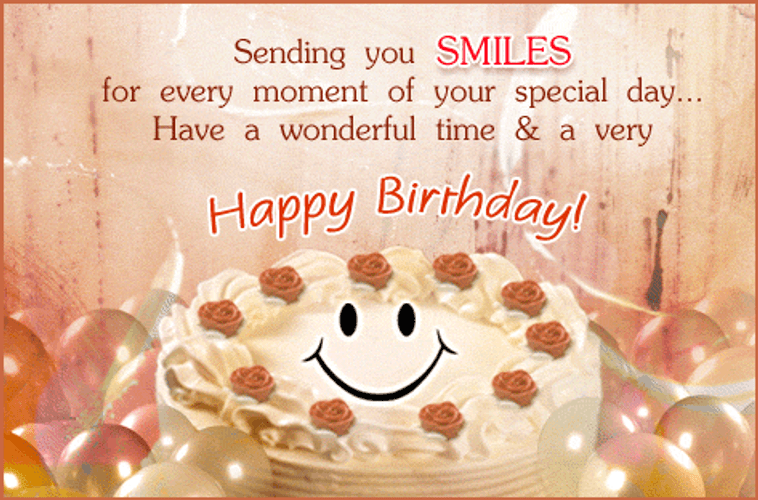 Wonderful Time Birthday Wishes GIF