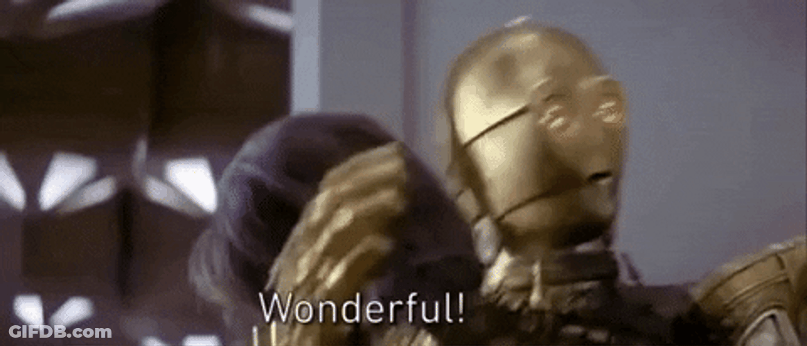 Wonderful Tuesday C3PO Srar Wars GIF