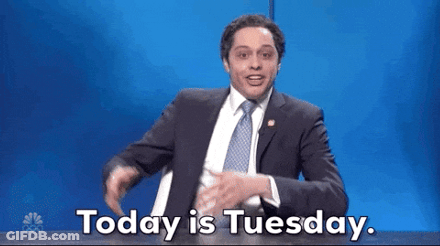 Wonderful Tuesday Pete Davidson SNL GIF