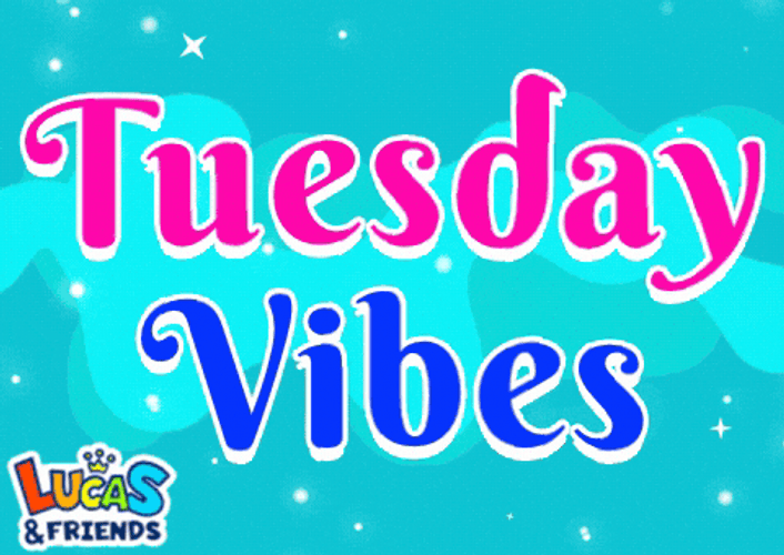 Wonderful Tuesday Vibes Colorful Background GIF
