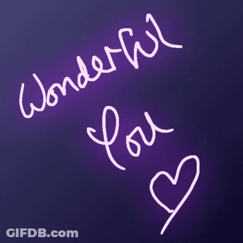 Wonderful You Cute Animation GIF