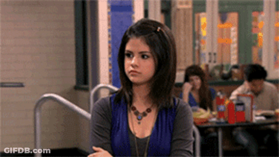 Wondering Confused Selena Gomez GIF