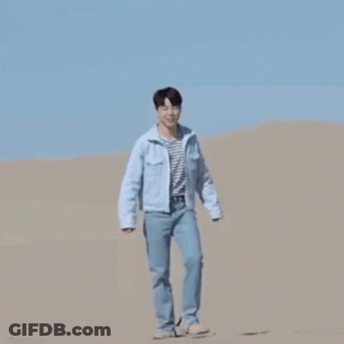 Wonwoo Running Meme GIF