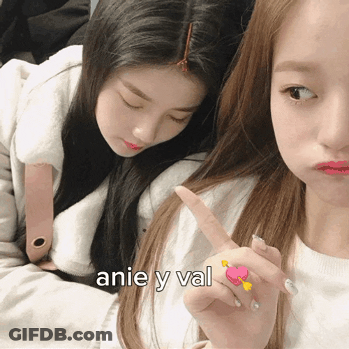 Wonyoung Eunbi Val Anie GIF