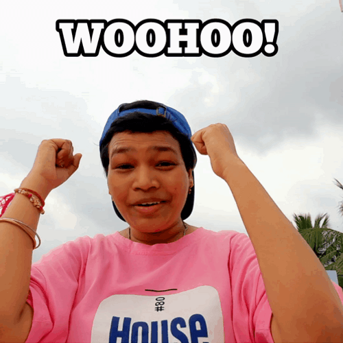 Woo Hoo Celebration Pump Hands GIF