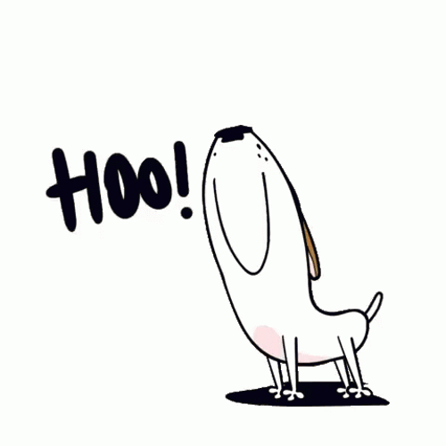 Woo Hoo Dog Barking GIF