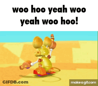 Woo Hoo Yeah Cartoon GIF