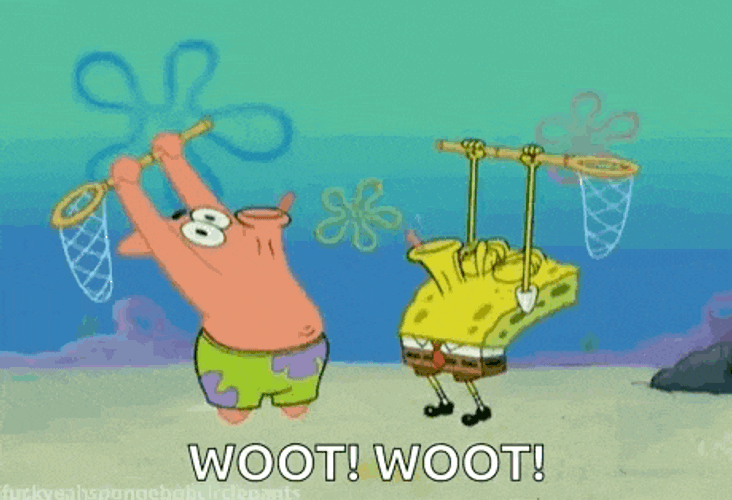 Woo Spongebob GIF