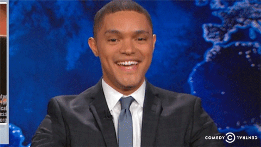 Woo Trevor Noah Fist Pump GIF