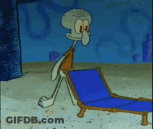 Wooden Chair Take A Seat GIF