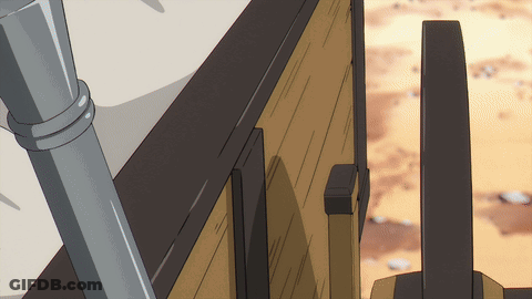 Wooden Wall With Metal Pipe GIF