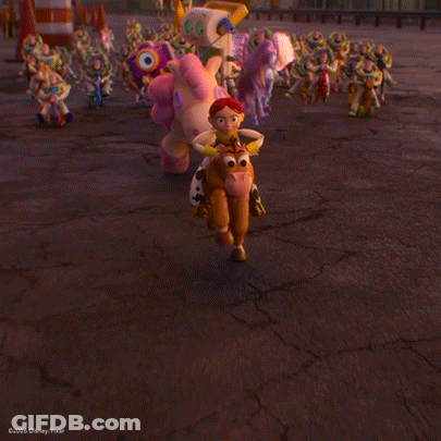 Woody And Bullseye From Toy Story Having Sex GIF