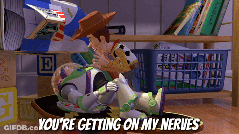 Woody And Buzz Lightyear From Toy Story GIF