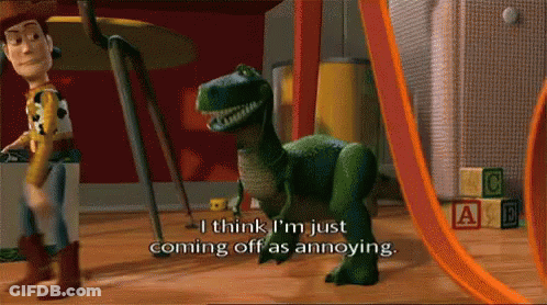 Woody And Rex From Toy Story GIF
