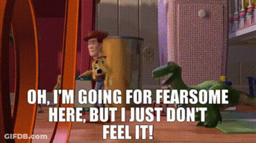 Woody And Rex Talking About Fear GIF