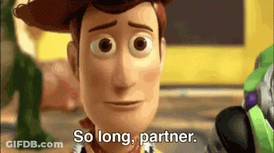 Woody From Toy Story Is Talking To Buzz Lightyear . GIF
