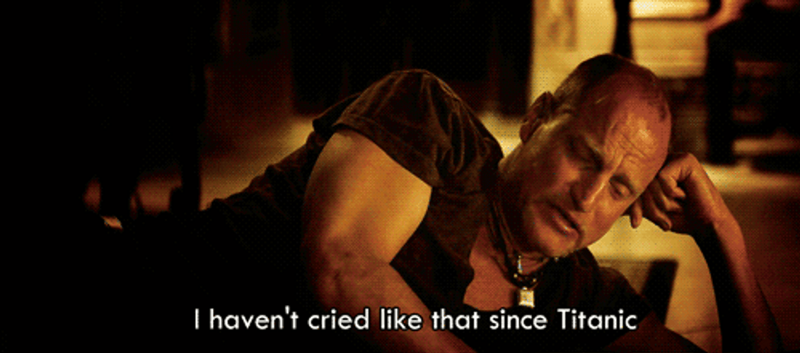 Woody Harrelson Crying Money Meme GIF