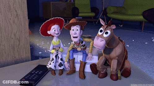 Woody Jessie Bullseye Toy Story With Remote GIF